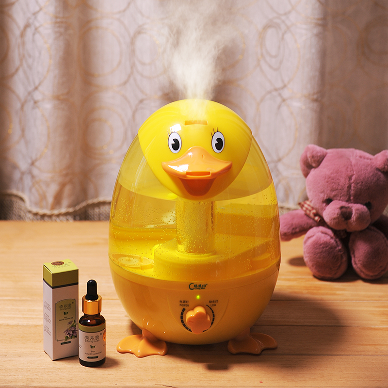 大黄鸭加湿器家用静音卧室大容量卡通空调空气香薰办公室创意可爱