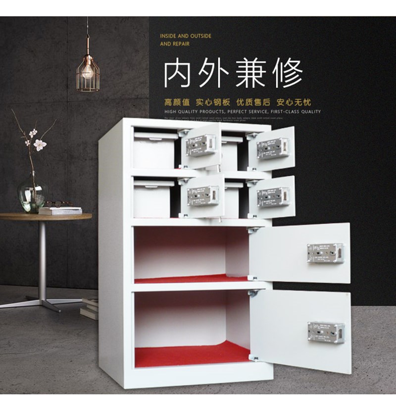 5门6门7门8门9门10格子门大堂前厅总台专用双钥匙锁保险箱柜保管