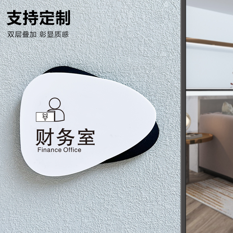 财务室业务部办公室门牌标识牌总经理室科室牌公司创意标识牌定制