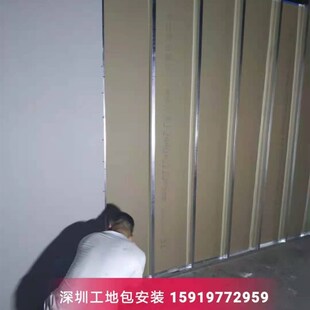 深圳石膏板隔墙吊顶轻钢龙骨隔断家装办公室厂房造型灯槽包工料