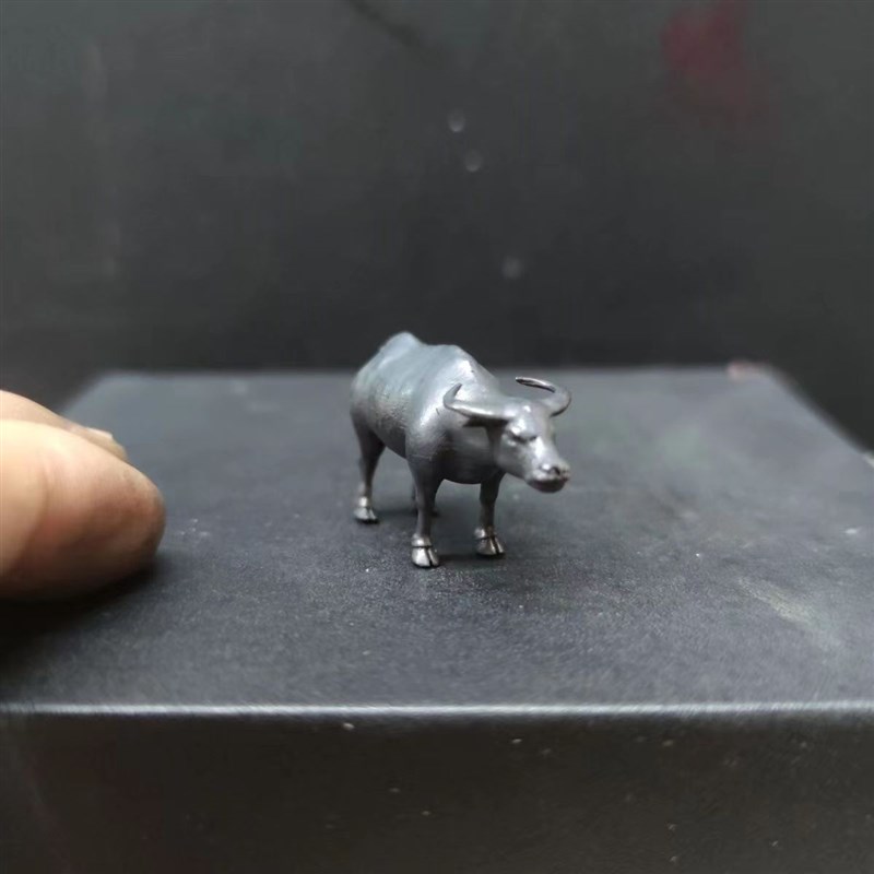 水牛摆件中国风创意微景观小马装饰品盆景假山摆饰造景桌面小动物