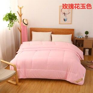 超柔软拉链款二合一子母被加厚九孔棉被整张棉填充贴身保暖不起坨