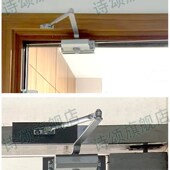 玻璃门闭门器缓冲阻尼免打孔钢化无框自动关门液压推拉定位办公室