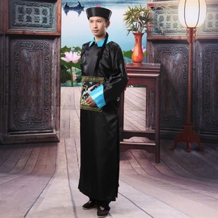 包邮古装清朝官服太监服古代大臣公公装僵尸服装一品官演出服男装