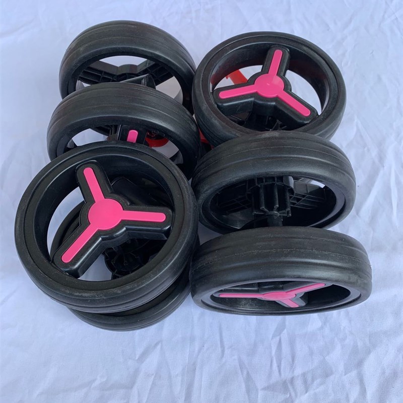 伞车配件轻便宝宝推车轮子轱辘单轮减震轮刹车轮婴儿手推车轮子