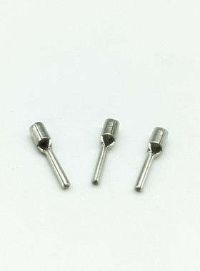 PTN1.25-10针形裸接线端子 1000只端头 冷压铜端插针 接线鼻