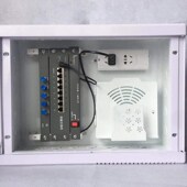 弱电箱模块套装 光纤箱电源模块一进7出网络交换机模块条共享上网