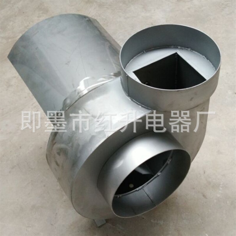 山东临沂地区养殖专用304不锈钢外壳750w抽烟引烟锅炉通风机