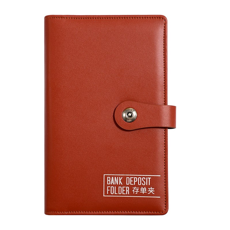 票据存单夹收纳本定期存款单收集票据收纳支票夹存折本汇票整理册