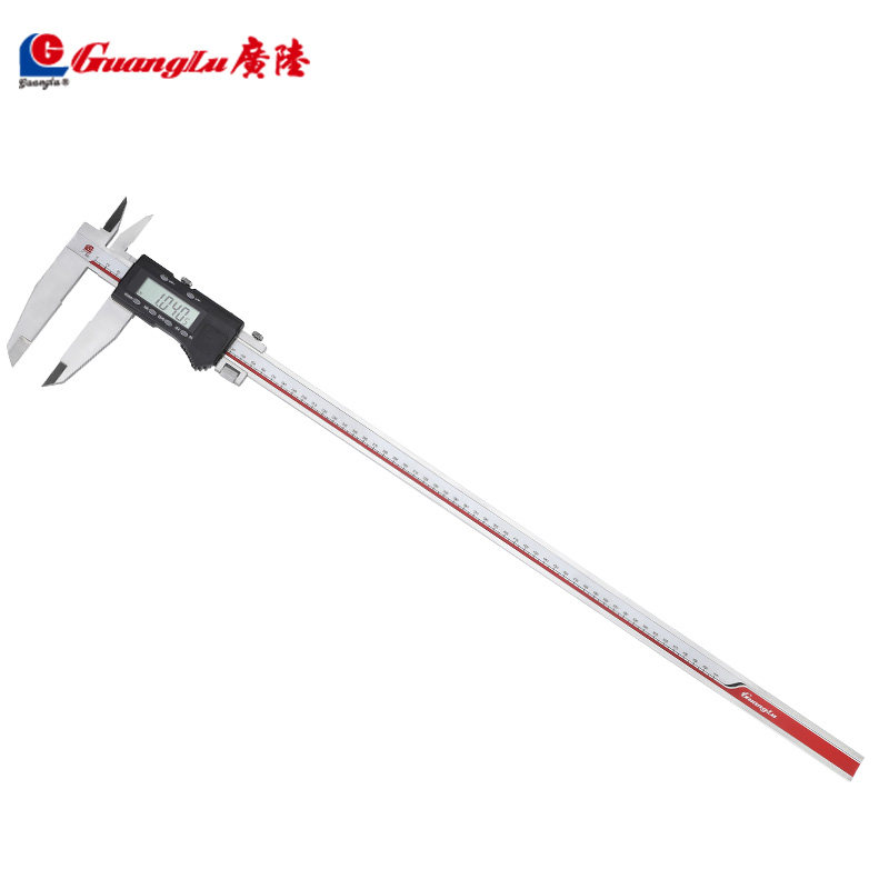 桂林广陆电子数显卡尺游标高精度双刀爪内外径测量工业级配件接口