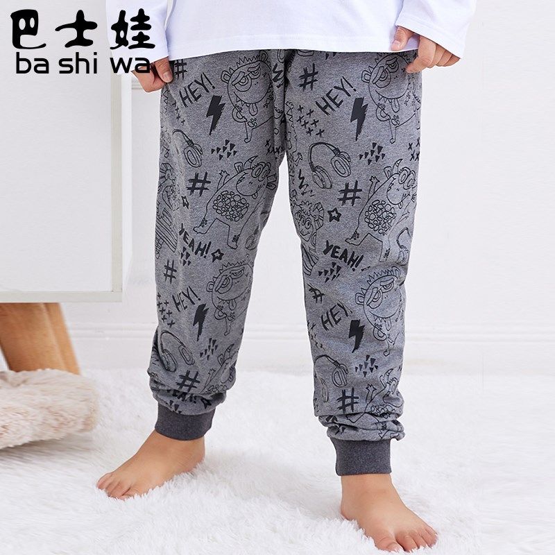 巴士娃胖童加肥加大男童秋裤纯棉线裤春秋薄款男孩内穿宽松打底裤,童装/婴儿装/亲子装,保暖裤,淘宝优惠券,粉丝福利购,淘宝优惠卷