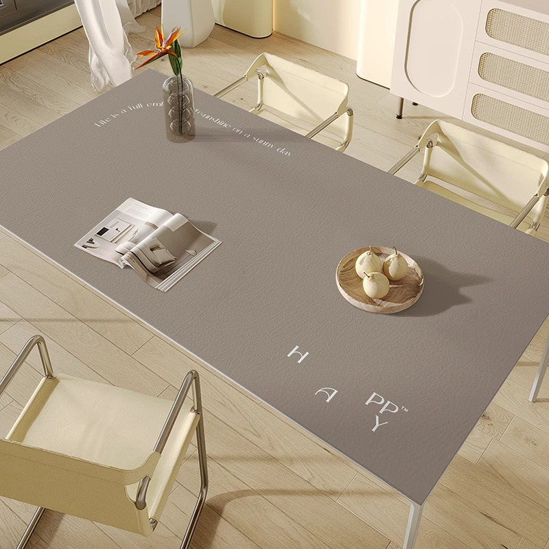 纯色简约花卉长方形桌布桌垫