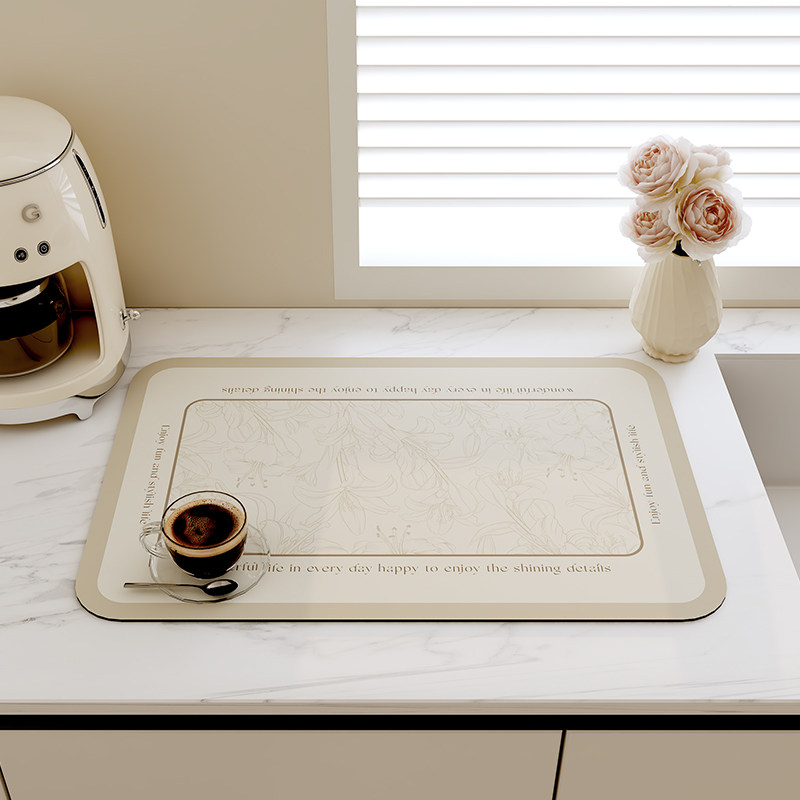 清江画廊碗筷专用吸水垫沥水垫子