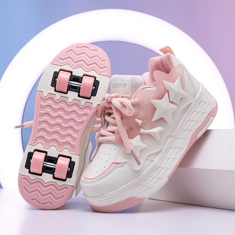 女童暴走鞋2025新款儿童四轮隐形可拆卸运动轮滑鞋女孩学生溜冰鞋,童鞋/婴儿鞋/亲子鞋,儿童户外鞋,淘宝优惠券,粉丝福利购,淘宝优惠卷