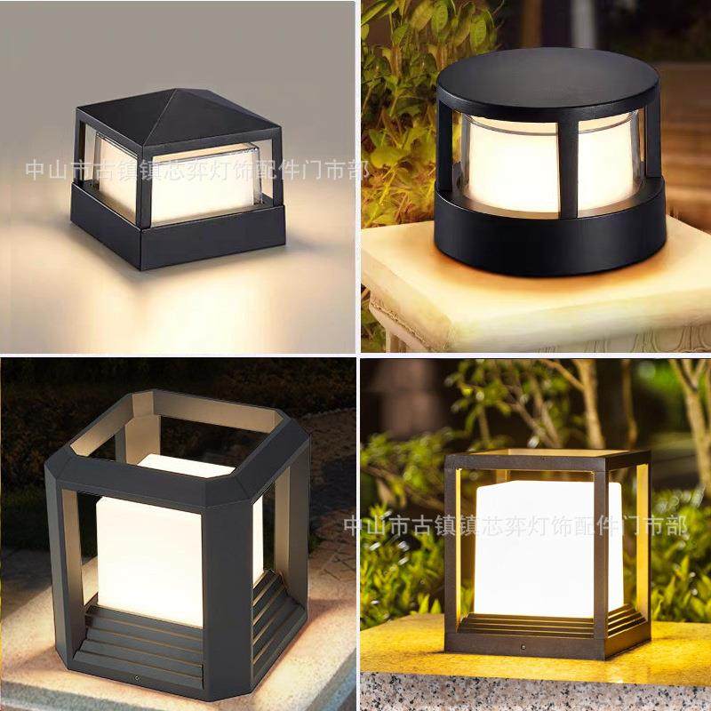 太阳能柱头灯户外庭院大门灯柱子灯门墩墙头灯家用接电防水围墙灯,3C数码配件,其它配件,淘宝优惠券,粉丝福利购,淘宝优惠卷