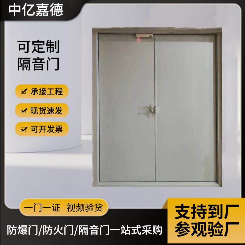 隔音门音乐舞蹈教室电影院录音棚隔音门现货双开门家庭影院隔音门