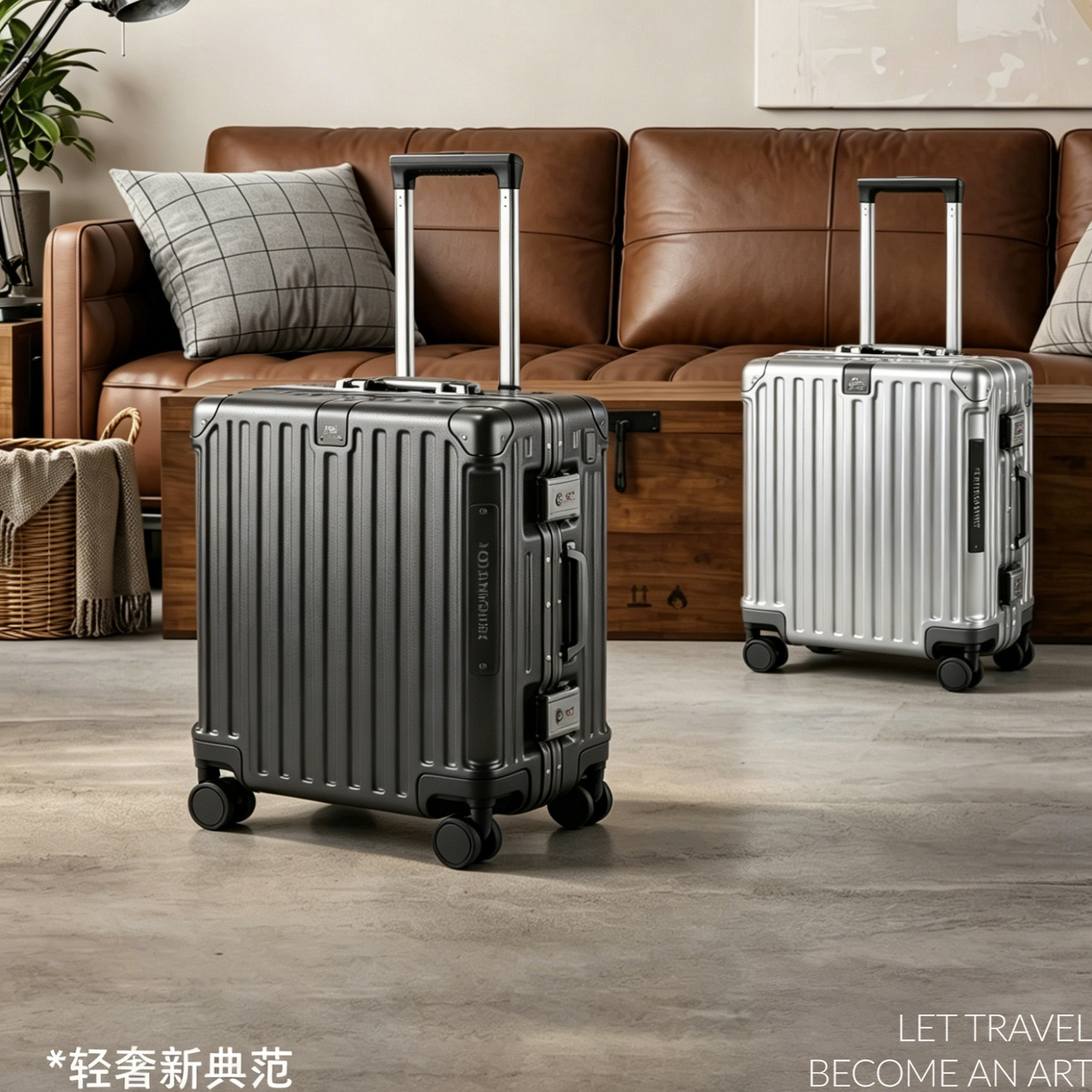 铝框结实耐用18寸登机箱