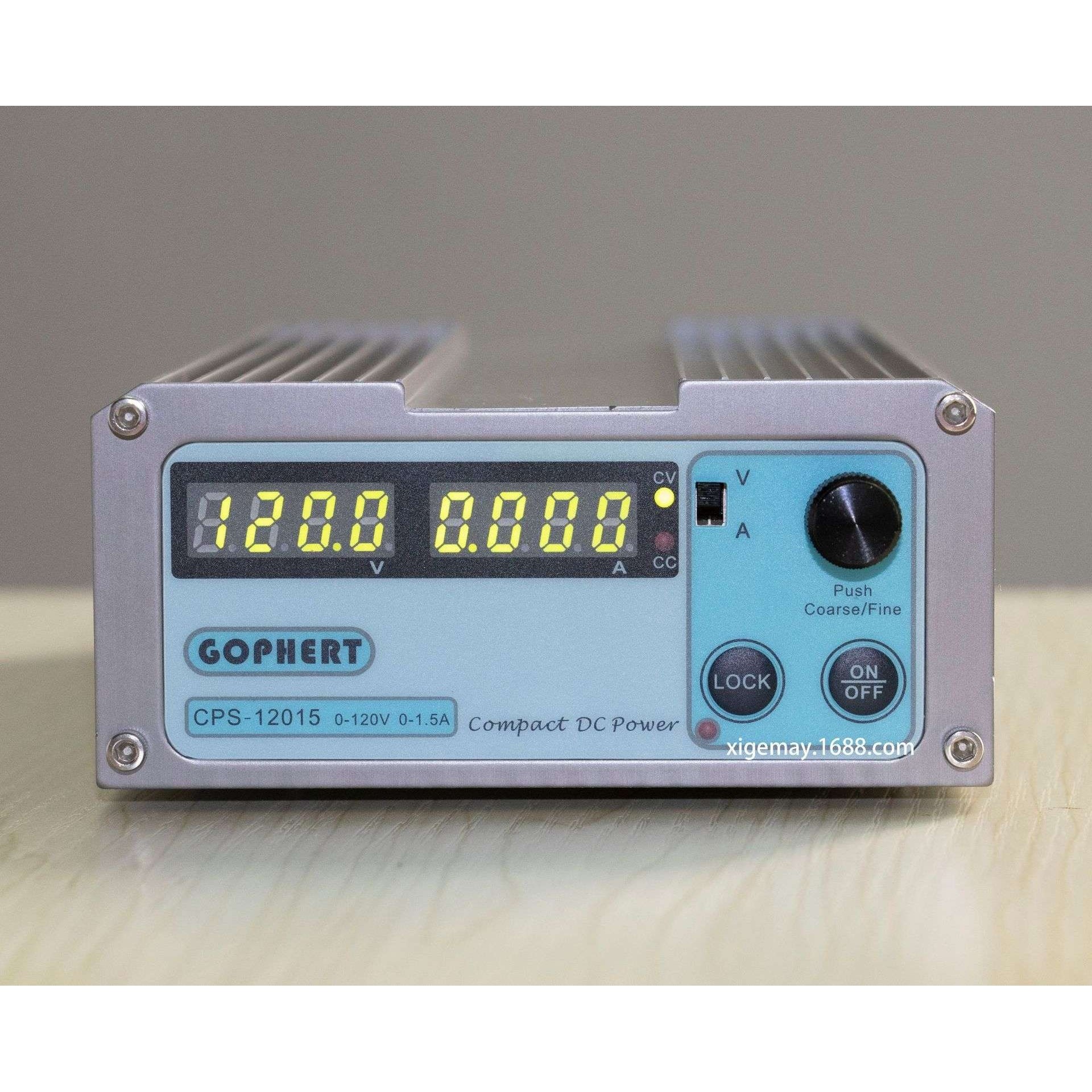 gophert格辉直流稳压电源120V1.5A可调电源小体积电源台CPS-12015