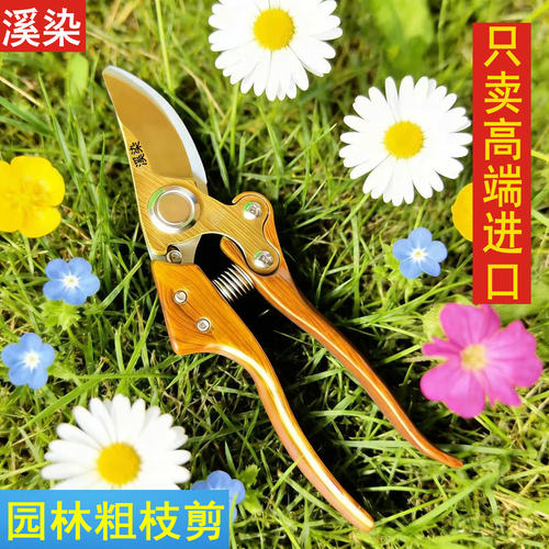德国进口不锈钢手动家用修枝剪