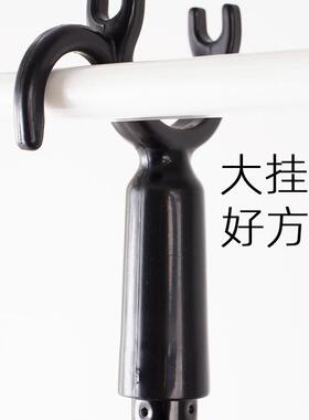 黑伸缩撑衣杆家用长F9567566晾衣杆丫叉挑衣叉衣棍叉头凉衣竿取衣