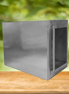 管道消声道器静箱管风机机房消声阻JMV抗式微镀锌静压箱厂孔压家