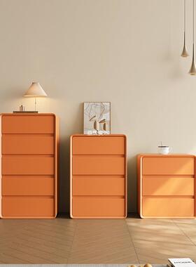 纯四白色奶油风二客三五斗柜厅抽屉柜储64433简物柜卧室约现代收