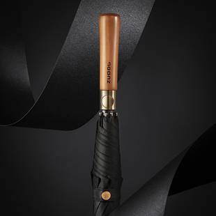 左都英伦黑色男士 雨伞长柄伞大号超大双人日系直把伞暴雨抗风防风