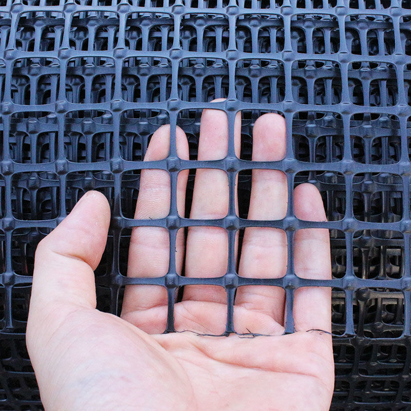 土工格栅养鸡网安防护网护栏网养殖围栏网动物防逃网塑料平网