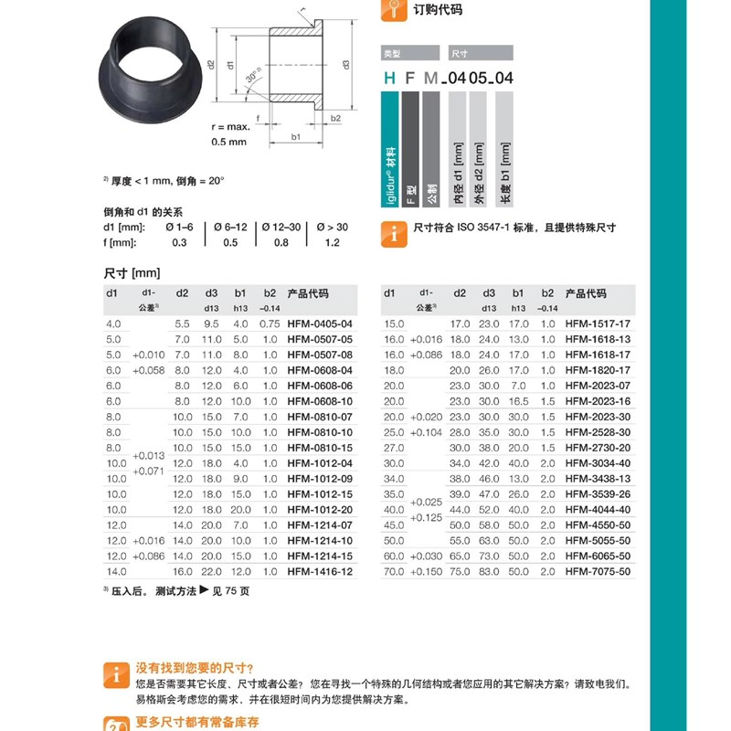工程塑料轴承无油耐磨衬GFM-570- 05 55  303