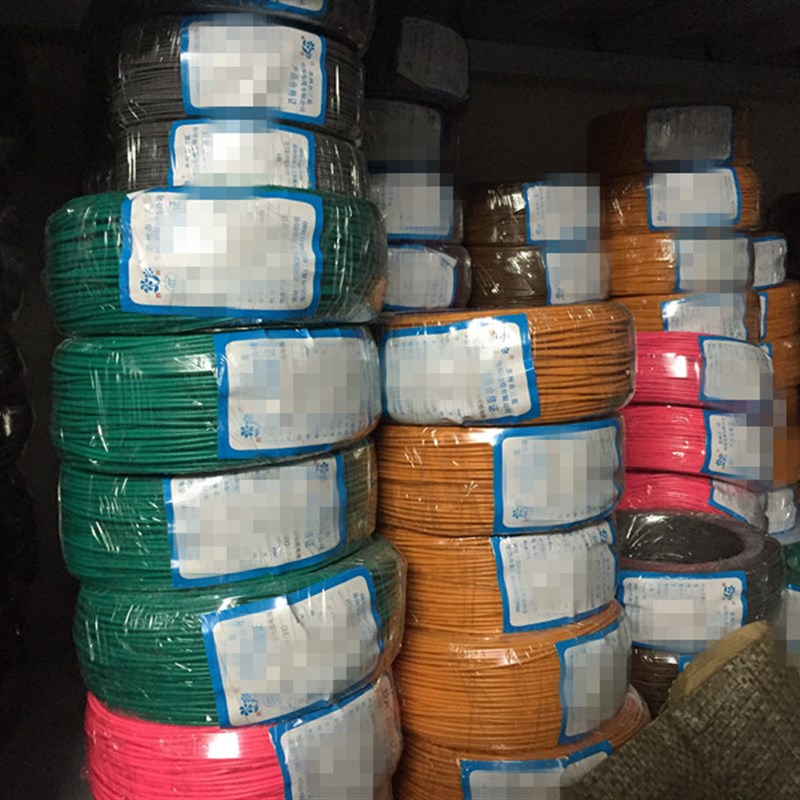 国标RV线单芯多股软铜线0.3/0.5/////平方电线信号线