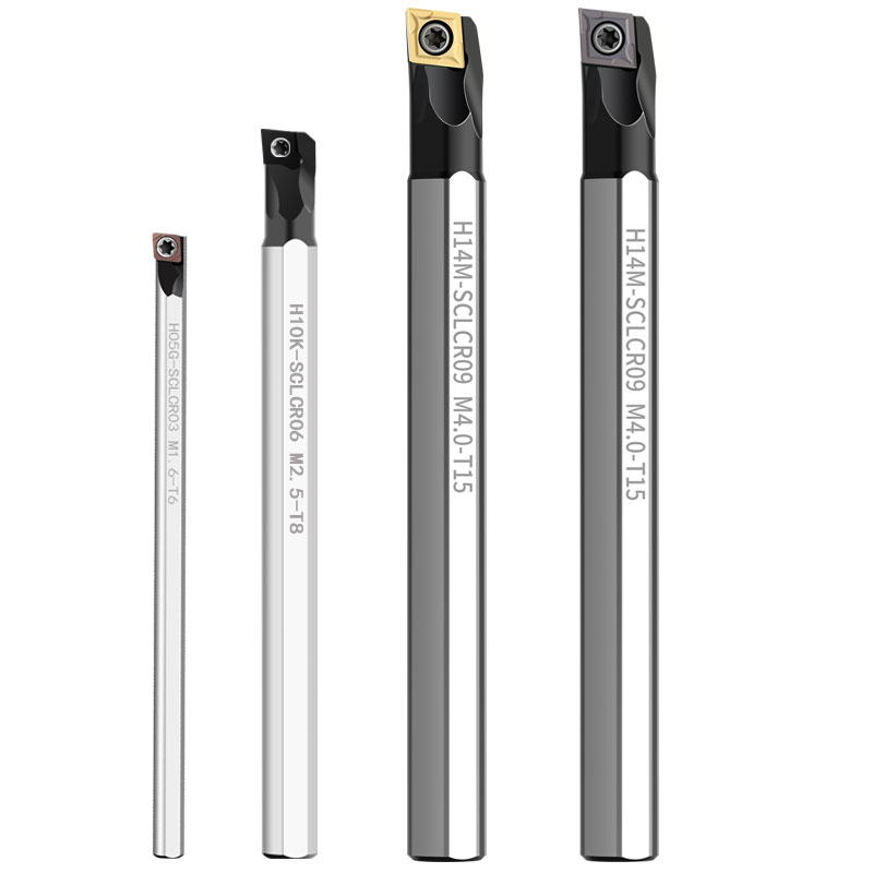 高速钢数控镗孔内孔刀杆小孔抗震防震车刀杆0H08J10K1Q/SCLCR09