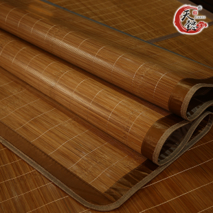 天懿1.1家用竹席1.45m碳化直筒1.7凉席大床双面草席2米竹凉席定做