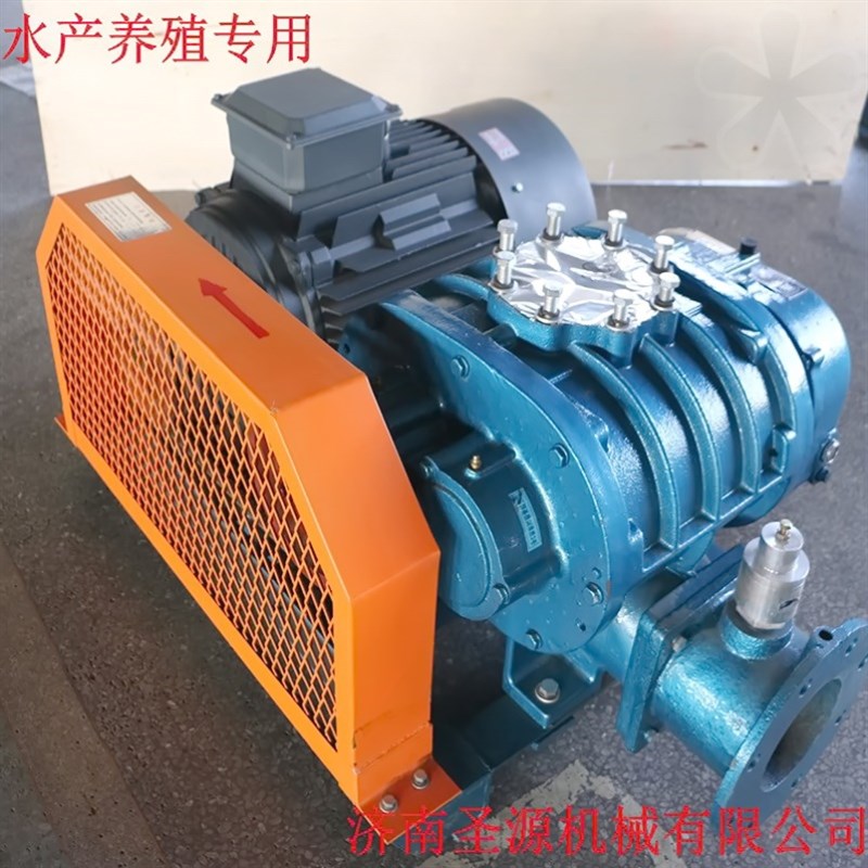 章丘机器 三叶罗茨通风机 SR100增氧曝气鼓风机污水处理水产养殖