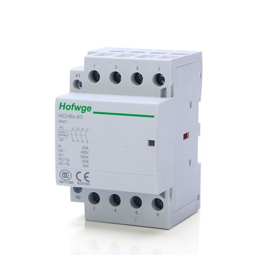 万界接触器HCH8s-40A 63A 4NO 2NO2NC 110V 220V DC24V直流接触器