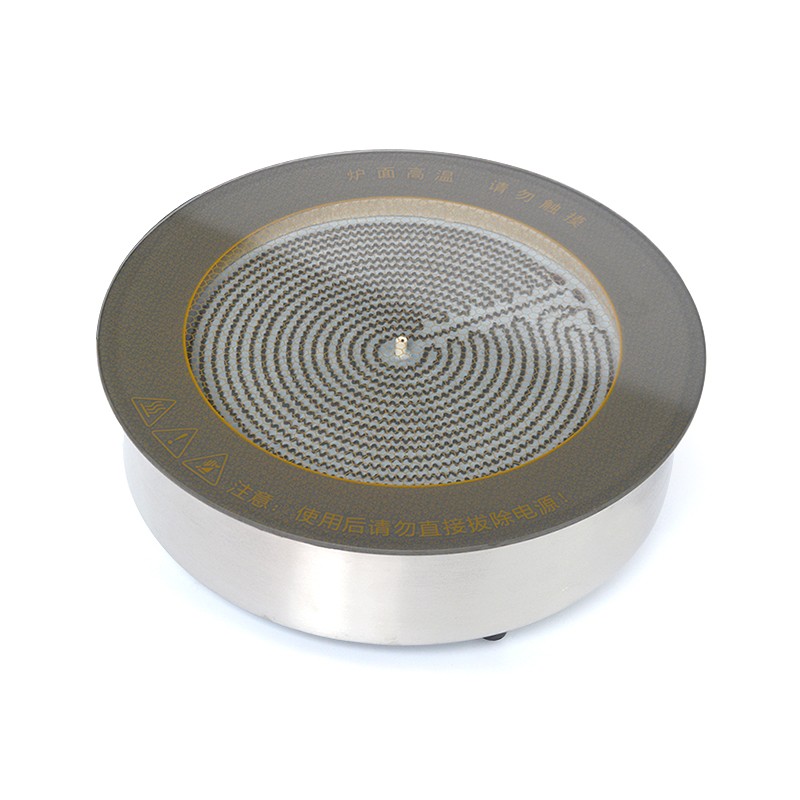 商用嵌入式钛晶电陶炉大功率火锅店3000W光波烧烤光波电磁炉圆形