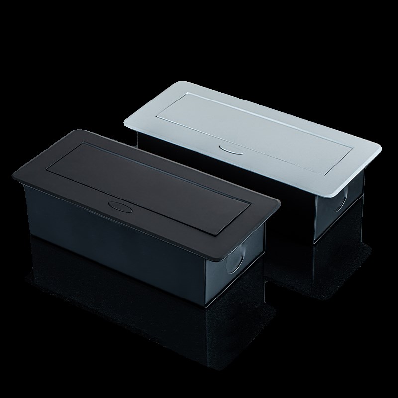 办公桌嵌入式多功能多媒体桌面插座会议信息线盒插座盒hdmi免接线