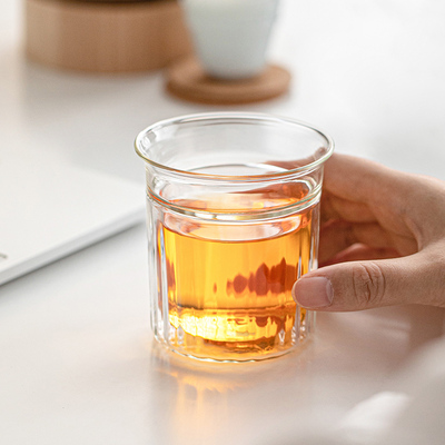 物典席纹公道杯分茶杯耐高温玻璃杯高端茶杯功夫茶具公杯分茶器