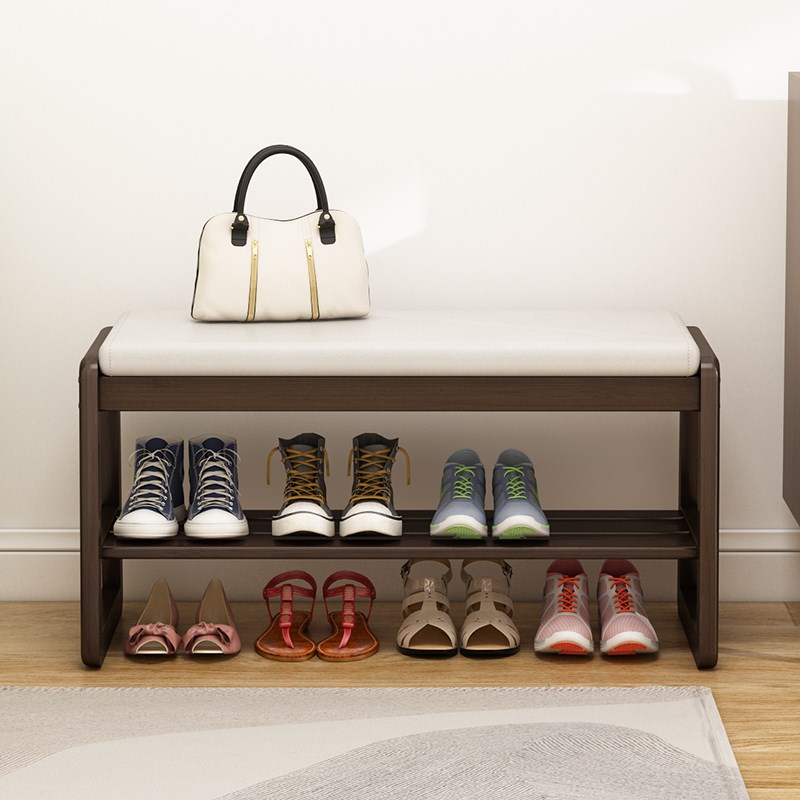 门口换鞋凳家用坐凳一体式长条凳非实木入户经济型软包坐垫穿鞋凳