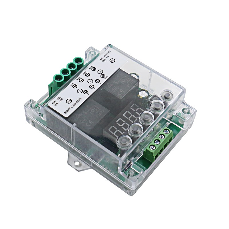 电机正反转时间继电器控制模块无限自动循环倒计时通断电宽电压