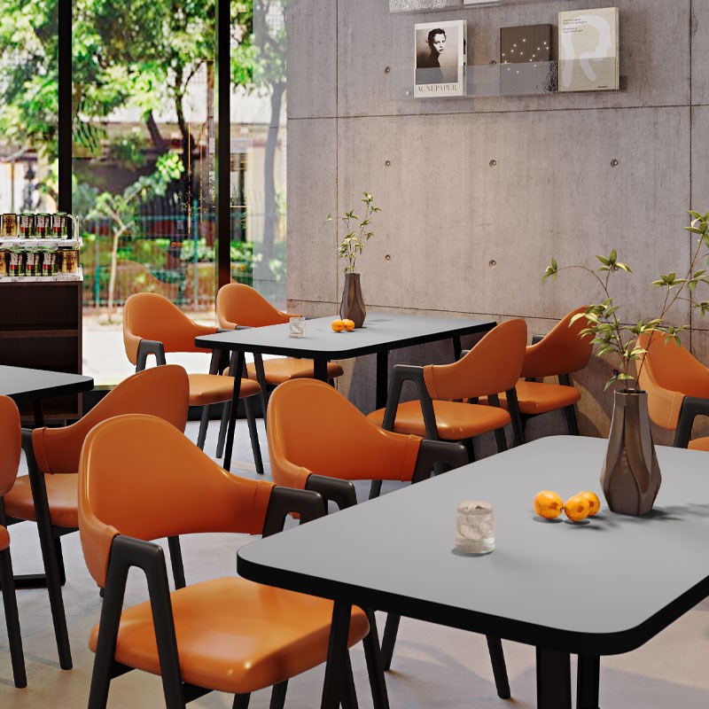 咖啡厅奶茶店桌椅甜品书店汉堡休息食堂面馆日料餐饮桌椅