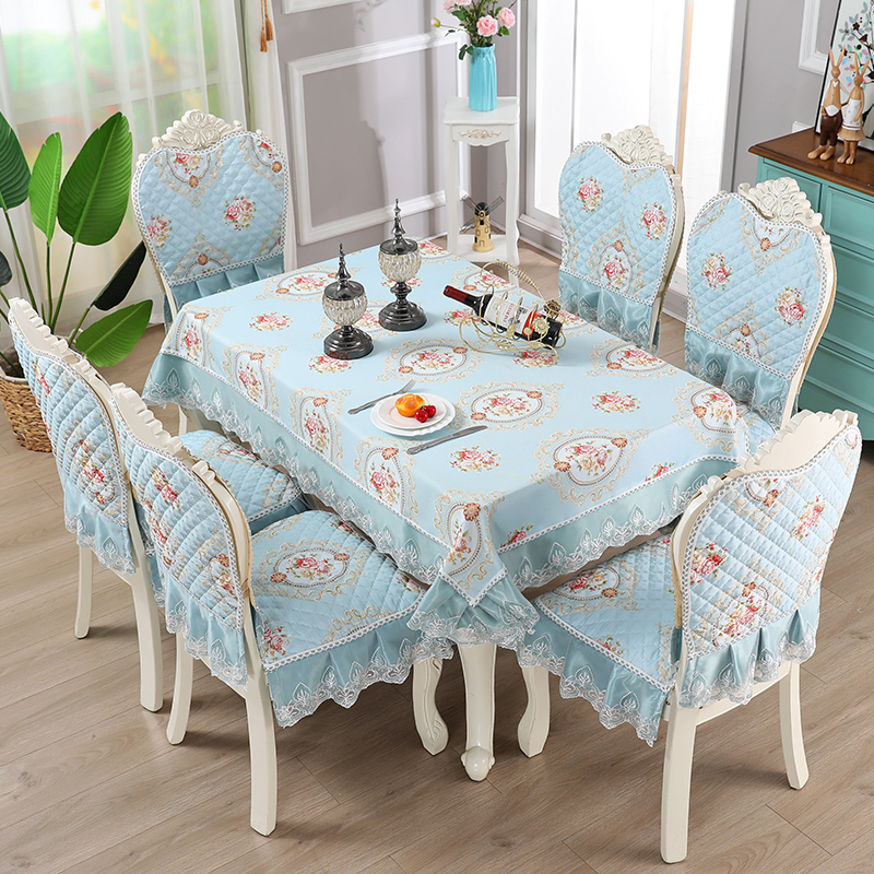 欧式餐桌布艺椅椅垫装圆桌茶几布加大椅子罩简约现代优惠