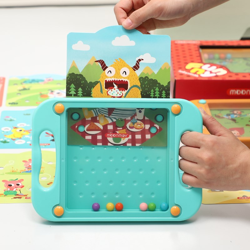 儿童迷宫走珠掌上平衡滚珠婴幼儿专注训练益智力2-3-5岁