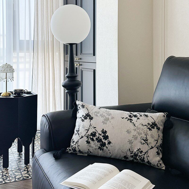 【念薇】腰枕法式中古风高级感抱枕沙发客厅山水画羽丝绒靠枕