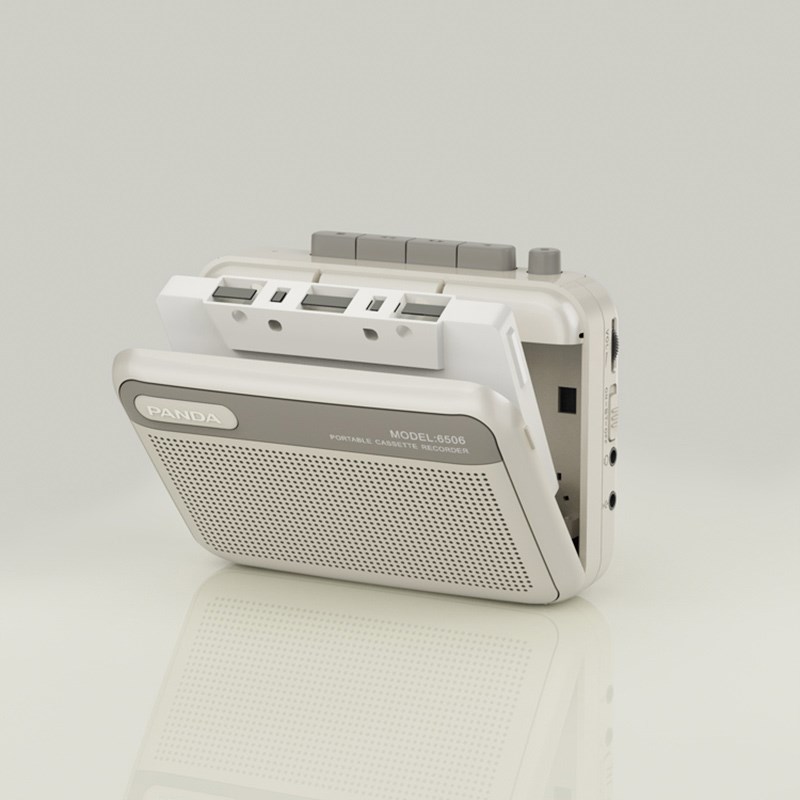 熊猫立体声磁带播放机wlkmn随声听卡带录音单放机可外放
