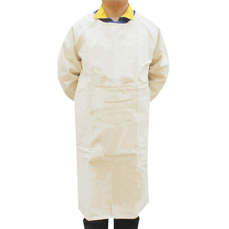 白帆布反穿罩衣棉电焊工倒穿衣工作服焊接切割劳保抗火花飞溅围裙