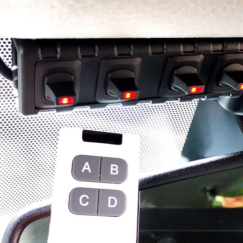 北汽20BJ越野灯光控制开关LED射灯灯具四路集成总成汽车改装件