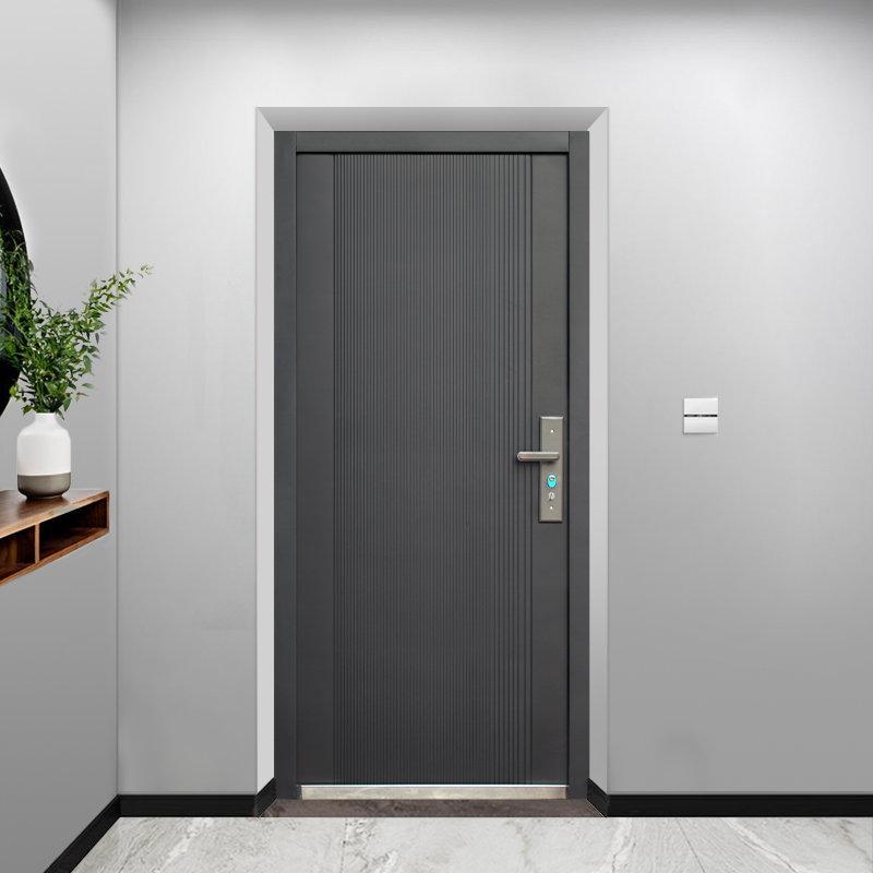 防盗门家用入户门室内出租房间大门进户门外子母门钢质工程单开门