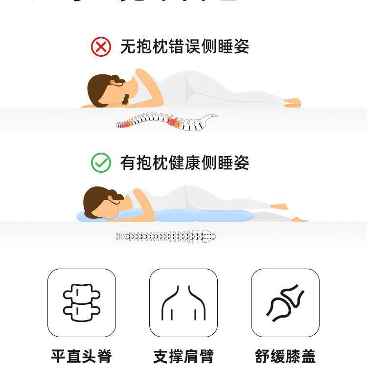 人体工睡生觉抱枕靠枕孕妇夹腿长条成枕wD5XtYC7人女侧睡学专