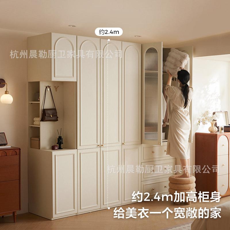 338华法式柜复古风繁系列衣室柜卧储物收纳柜全屋家具大衣橱家用
