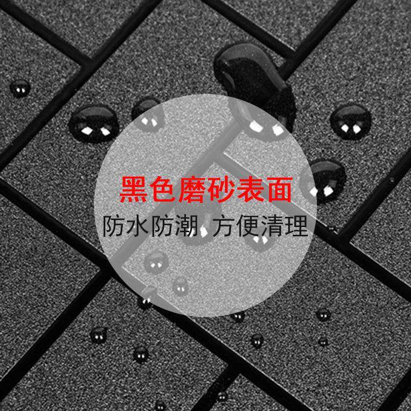 静电黑色玻璃贴膜全遮不透光隔热晒户磨砂公办室浴黑不透玻室窗玻